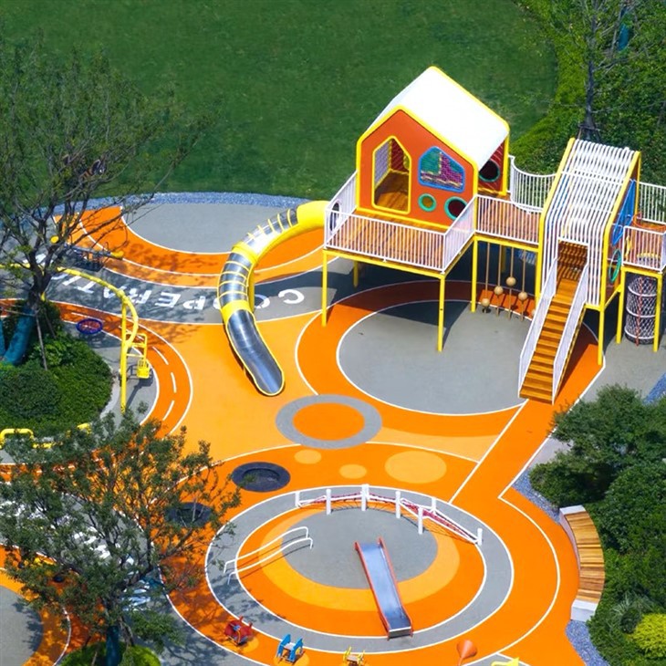 Two Layers Of EPDM Sports Surface Layer For Kindergarten suppliers