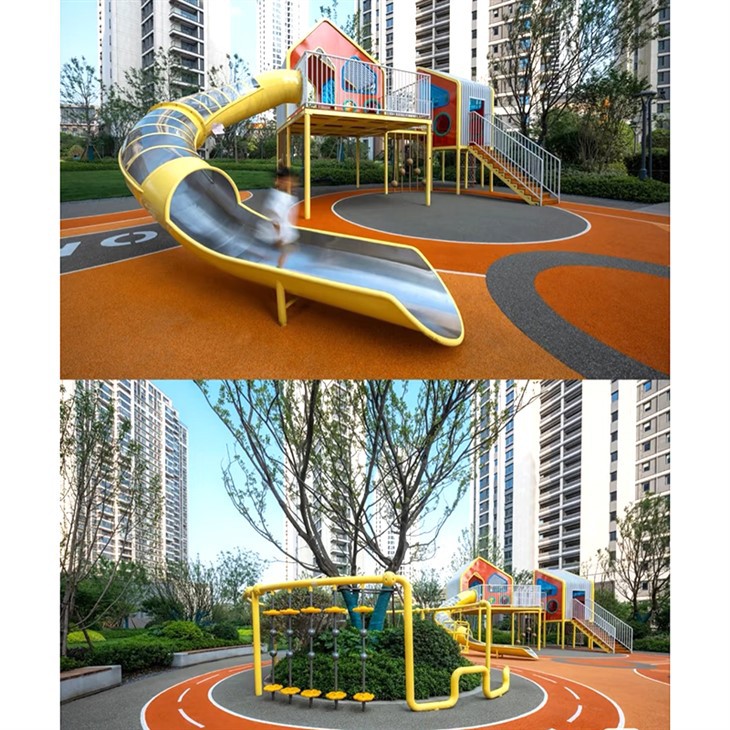 Two Layers Of EPDM Sports Surface Layer For Kindergarten factory